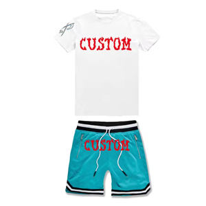 Conjunto de verano, camiseta, conjunto informal para hombre, la mayoría de dos piezas, conjunto corto de verano para hombre - Product Image 3