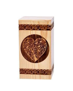 Urnas de cremación de madera hechas a mano modernas, urnas funerarias decorativas para hombre y mujer a bajo precio - Product Image 2