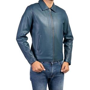 Vestes en toile et cuir pour hommes, taille adulte, tendance, décontractées, moto, biker, logo personnalisé OEM, taille respirante, écologique, mode d'hiver - Product Image 5