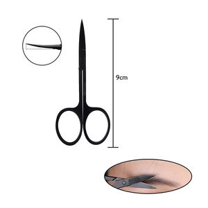 Pinzas de extensión de pestañas para pestañas clásicas y de volumen, paquete de 9 Instrumentos de belleza para injertos de plantación de colores dorados - Product Image 6