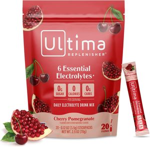 Ultima Replenisher Daily <b>Electrolyte</b> <b>Powder</b> – Cherry Pomegranate, 20 Stick packs - Product Image 4