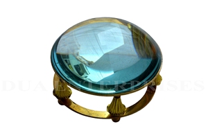 Vintage Polished Brass Magnifying <b>Glass</b> Office Living Table Top With Crystal <b>Paper</b> <b>Weight</b> Christmas Desk Decoration Gift - Product Image 4
