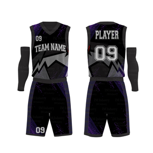 Uniforme de basket-ball personnalisé léger Dernier maillot de basket-ball Conception de maillot professionnel uni confortable sur prix de gros - Product Image 1