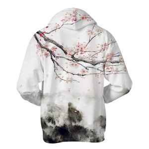 Vente en gros de sweats à capuche à sublimation pour hommes personnalisé en polyester vierge 3d pull à fermeture éclair en vrac mode sportswear fabricant de sweats à capuche décontractés - Product Image 6