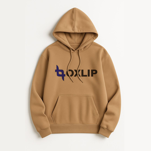 Sweat-shirt unisexe surdimensionné personnalisé pour l'hiver, broderie du logo sur le devant, 100% coton molletonné, 330 grammes, séchage rapide, respirant, lourd - Product Image 1