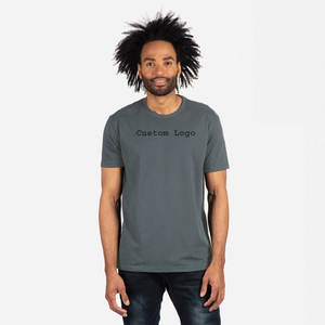 "Next Level Indigo Camiseta unisex de algodón con cuello redondo-Algodón premium-Mezcla de poliéster Transpirable 100% Algodón" - Product Image 5