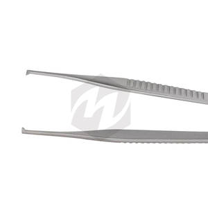 Fórceps Adson con 1x2 dientes 4 3/4 pulgadas herramienta de agarre quirúrgico punta fina tejido delicado manejo instrumentos médicos - Product Image 5