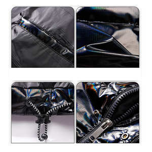 2025 nuevo diseño moda invierno Puffer chaqueta mujer acolchado chaquetas abrigos - Product Image 6