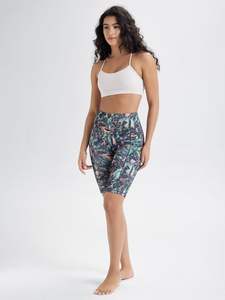 กางเกงขาสั้นขี่จักรยานสำหรับผู้หญิงเอวสูงมีกระเป๋าสำหรับออกกำลังกายโยคะออกกำลังกายในยิมออกแบบได้ตามต้องการ - Product Image 3