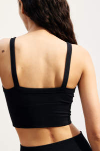Femmes respirant réversible haut soutien Gym Yoga sport soutien-gorge en gros élastique côtelé sans couture rembourré sangle réglable Plus - Product Image 6