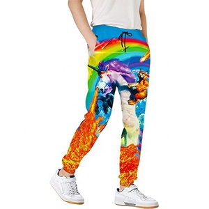 Sublimation Jogger 350GSM <b>Polyester</b> Fleece Casual Gym Track Sweatpants Printed Joggers Custom OEM Private Label Factory Supplier - Product Image 3