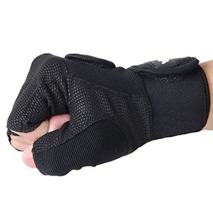 Guantes de Halterofilia Unisex de Medio Dedo para Entrenamiento Deportivo en Gimnasio, Diseño y Etiqueta Personalizados, Cuero Antideslizante - Product Image 3