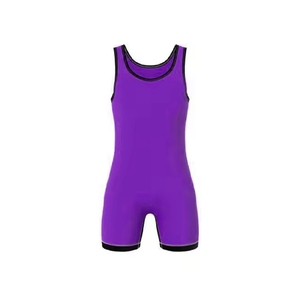 Trajes de Lucha Libre de Diseño Nuevo, Ropa Deportiva Profesional sin Tirantes, Transpirable, de Poliéster y Elastano, Hechos a Medida y de Alta Calidad - Product Image 3