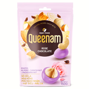 Chocolat en dragées pur OEM/ODM de haute qualité HALAL, amandes, noix de cajou, noix de macadamia enrobées de rose, 150 g, fournisseur en gros, meilleur prix - Product Image 1