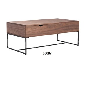 Table d'extrémité en bois de manguier massif marron pour la maison salon chambre et bureau - Product Image 3