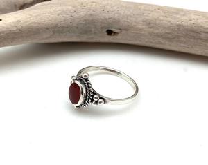 Bague classique faite à la main 925 bijoux en argent massif pour femmes 925 argent Sterling rubis pierres précieuses Boho Style bague cadeau pour soeur - Product Image 3