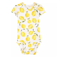 Body pour bébé en coton biologique Barboteuse à manches courtes pour bébé Combinaison de pyjama d'été à col rond personnalisée pour bébé Onesie GOTS Vêtements pour bébé