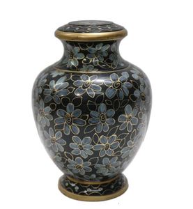 Urna de cremación hecha a mano estilo Floral mascota adulta latón y caja funeraria ataúd urna funeraria osario cinerario cenizas humanas - Product Image 2