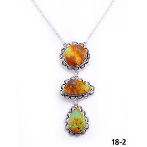 Collier en argent sterling plaqué or et turquoise noir style sud-ouest, chaîne à maillons bohème avec motif numérique, cadeau pour elle - Product Image 5
