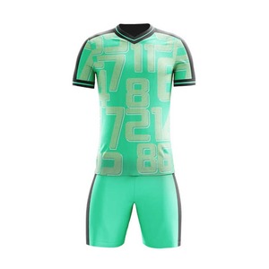 Wholesale OEM Soccer Uniform Comfortable Breathable Sublimation Customized Football Jersey Quick Fit <b>Top</b> <b>for</b> <b>Club</b> Team Wear - Product Image 2