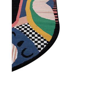 Alfombra de Lana Zen Zest Adwp-13082, Gris y Negra, Tejido Plano, Rectangular de 4m, Estilo Kilim, para el Hogar, Pasillo, Alfombra Abstracta de Yute para el Suelo del Hogar - Product Image 4