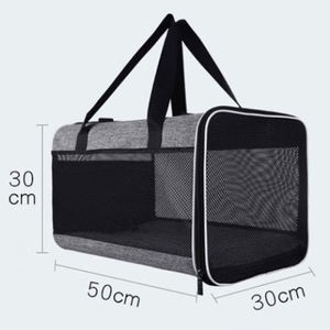 Bolsa de Transporte de Lujo para Mascotas Pequeñas, Perros y Gatos, Plegable, para Viajes al Aire Libre, Bolsa de Transporte de Lujo con Laterales Suaves - Product Image 2