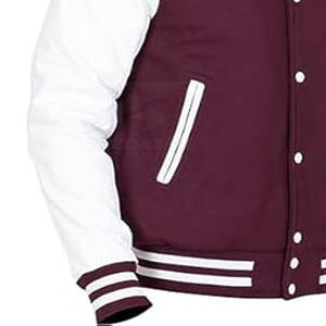 Veste à col montant sur mesure de haute qualité pour homme Style Letterman à séchage rapide pour l'automne et l'hiver - Product Image 5