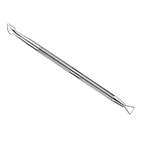 Empujador de cutículas de manicura ligero de acero inoxidable profesional, herramienta de belleza de grado de salón reutilizable duradera de doble uso competitiva - Product Image 5