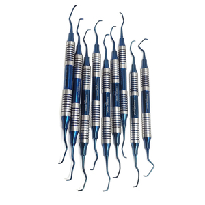 Juego alemán de alta calidad de 9 piezas de curetas Gracey periodontales Kit de instrumentos quirúrgicos dentales - Product Image 3