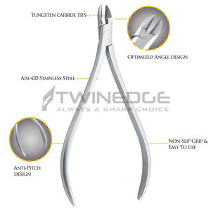 Alicates cortadores de ligaduras de ortodoncia-Herramienta de corte de alambre de arco dental de Venta caliente | Instrumentos de acero inoxidable - Product Image 3