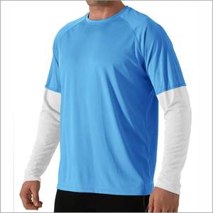 Camiseta deportiva de color puro para hombre, camiseta masculina de moda europea para fitness y correr - Product Image 4