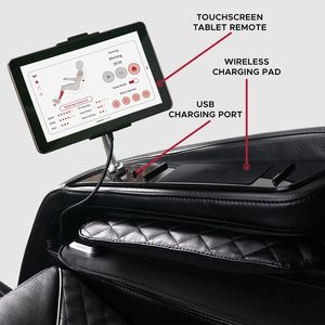 Chaise de massage intelligente pliable de luxe à gravité zéro chauffante Shiatsu pour tout le corps 8D Pression des doigts Bluetooth Musique - Product Image 3