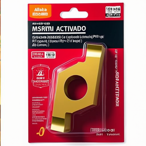 Inserto de Torneado Indexable con Recubrimiento PVD ISO X61 0602-265 LG8330, Paquete de 10, Tamaño 2.7mm de Profundidad para Torneado de Piezas - Product Image 2