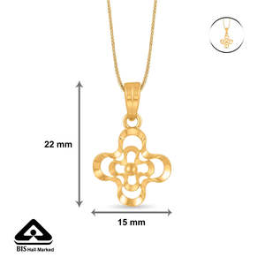 สร้อยคอจี้ทองคำคลาสสิกจาก Swarna Loops - Product Image 6