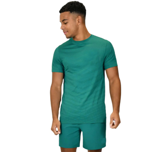 High Quality Cotton T-Shirt Heavyweight Regular Fit O-Neck Casual Streetwear Summer Fashion Blank Tee Front Logo Quick Dry <b>Men's</b> - Product Image 1
