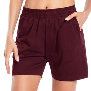 Confortable randonnée sweat Shorts décontracté été filles Shorts athlétiques Gym personnalisé français éponge 100% coton femmes Shorts - Product Image 1