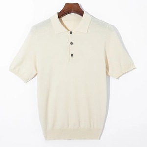 Men'S Polo Short Sleeve Shirt Quick Dry Seamless Comfort Breathable Stretch Golf Shirt Custom Polo Man <b>Tshirt</b> - Product Image 6