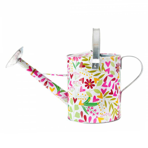 Enamel Decorative Flower Design Watering Bucket Metal Kids Watering <b>Can</b> - Product Image 3