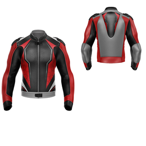 Nouveau design, tenue de sport décontractée, veste de course pare-balles pour motocross, meilleur prix de vente, veste de motocross en cuir pour hommes - Product Image 3