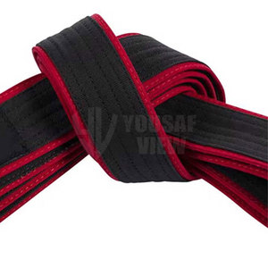Cinturones de Artes Marciales de Poliéster/Algodón Duraderos al por Mayor 2026, Cinturones de Entrenamiento Unisex de Alta Calidad con Logotipo Personalizado - Product Image 3