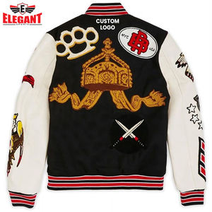 2025 vestes universitaires sur mesure pour hommes meilleur matériau souple conception Unique col montant mince toile vêtements d'extérieur - Product Image 2