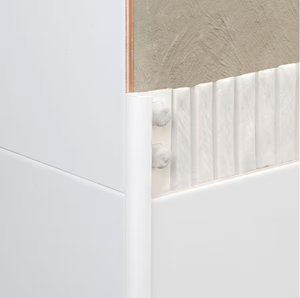Bordure de carrelage en <span class=keywords><strong>PVC</strong></span> blanc, en plastique, de forme ronde, pour les coins des murs, pour bordure de marbre - Product Image 6