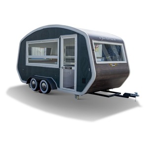 รถเข็นอาหารจานด่วนแบบเคลื่อนที่ได้รถลากอาหารเชิงพาณิชย์12ft สำหรับขายบนถนนยุโรปออสเตรีย - Product Image 4