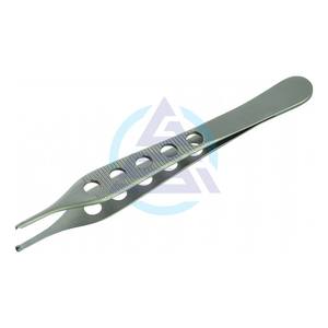 Pinzas Adson de Alta Calidad OEM de 12 cm, Proveedor de Pinzas para Apósitos, Pinzas Veterinarias Reutilizables, Fabricante - Product Image 1