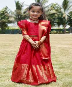 ชุดงานเทศกาลเด็กทารก lehenga choli ชาติพันธุ์ - Product Image 5