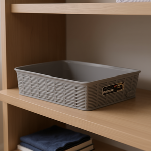 Cesto de Basura de Almacenamiento Stefanplast ELEGANCE 25x19x6cm Gris Piedra Modelo 30942 - Product Image 3