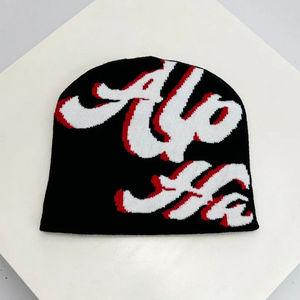 Hommes Femmes Lettre Graphique Alphabet Jacquard Tricoté Chapeau À La Mode Et Polyvalent Extérieur Rue Chaleur Casual Du Pakistan - Product Image 6