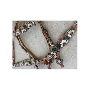 Western <b>horse</b> headstall and breast collar with <b>Brass</b>-SS Fitting Personalized Logo western <b>horse</b> headstall in Wholesale Price - Product Image 6