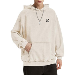 เสื้อฮู้ดดี้โอเวอร์ไซส์ สไตล์สตรีท ผ้าฟลีซนุ่ม สวมใส่สบาย ทรงปกติ เหมาะสำหรับใส่ลำลองในฤดูหนาว ให้ความสบายทุกวัน ผลิตจากผ้าฝ้าย 100% รับสั่งทำตามแบบ - Product Image 1