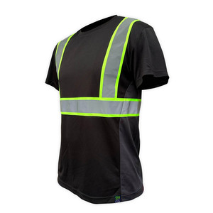 Hi Vis Color sólido personalizado Algodón puro venta al por mayor de camiseta de gran tamaño de Color personalizado Camiseta de manga corta para hombres - Product Image 3